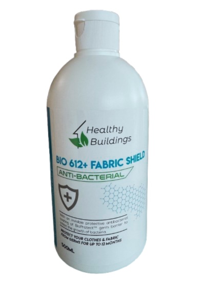 Fabric Shield with protective antibacterial coating of BioProtect germ barrier.