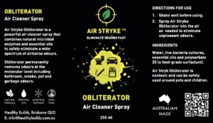 Obliterator Powerful Air Spray to Remove Odours